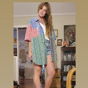 Oversized Men's button down shirt.